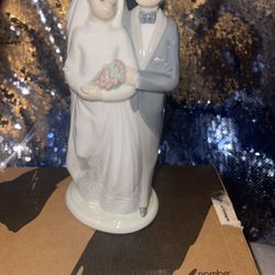 Nao By Lladro Bride And Groom Husband Wife Figurine 1992 