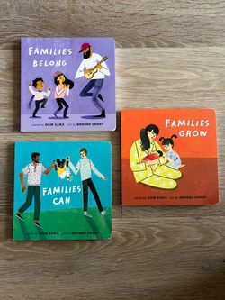 3 NEW Kids Children Family Belong Grow Can Board Storybook Story Books