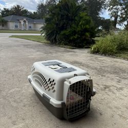 Vibrant Life Pet Portable Kennel for Dogs, Hard-Sided Travel Carrier, Durable, Metal Door, Black & Grey, For Pets up to 10 lbs, 19" L x 12.3" W x 10.8