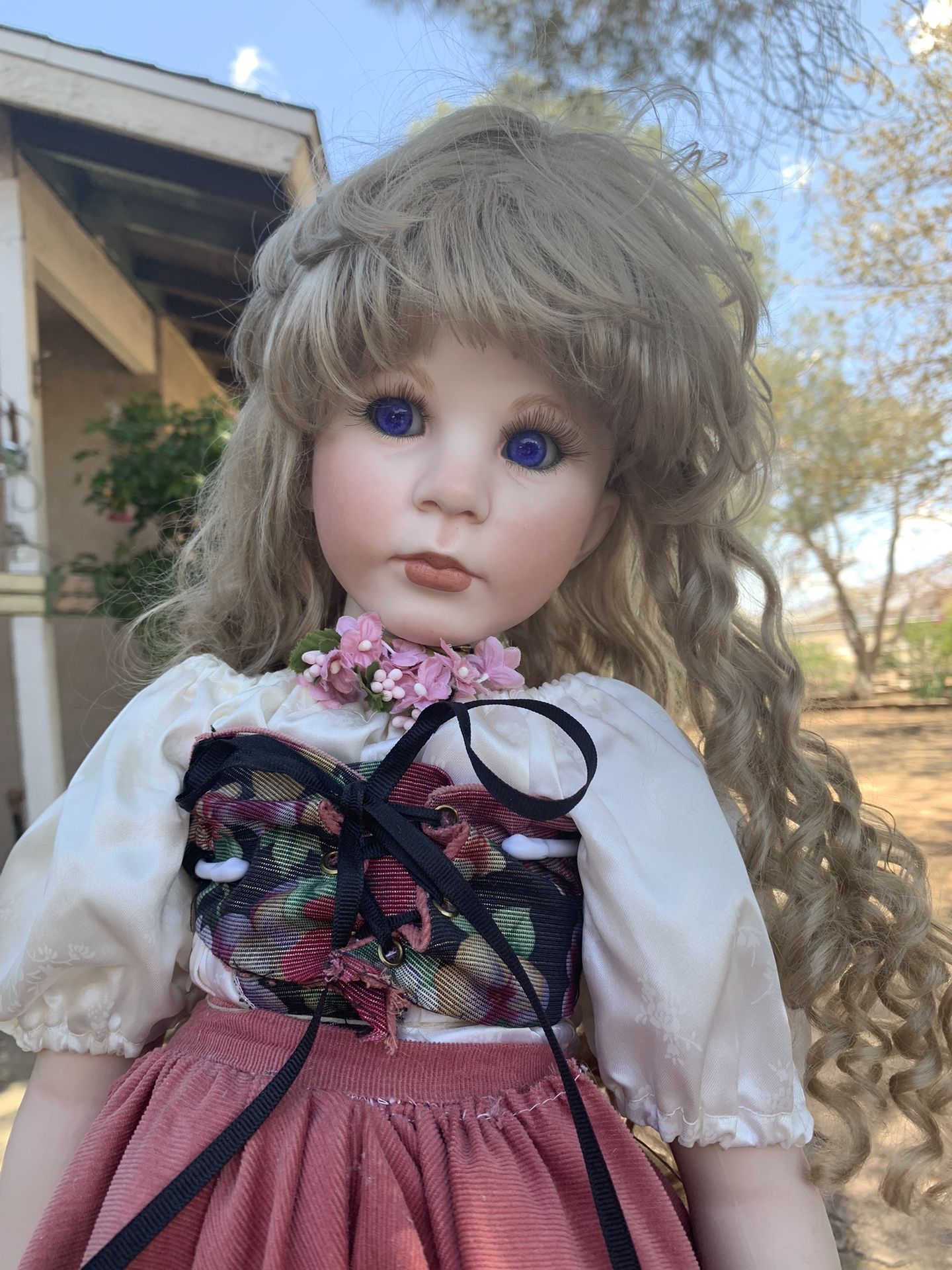 Vintage Porcelain Doll