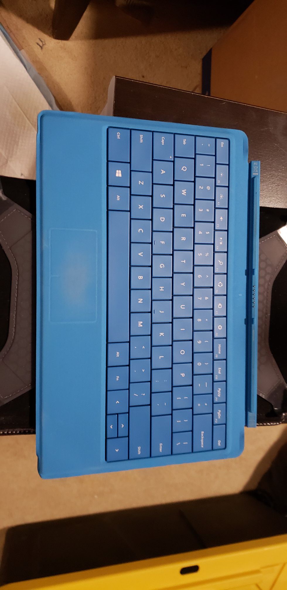 Microsoft blue keyboard for Microsoft tablet