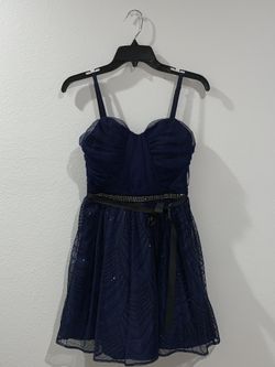 Dark Blue Party Dress