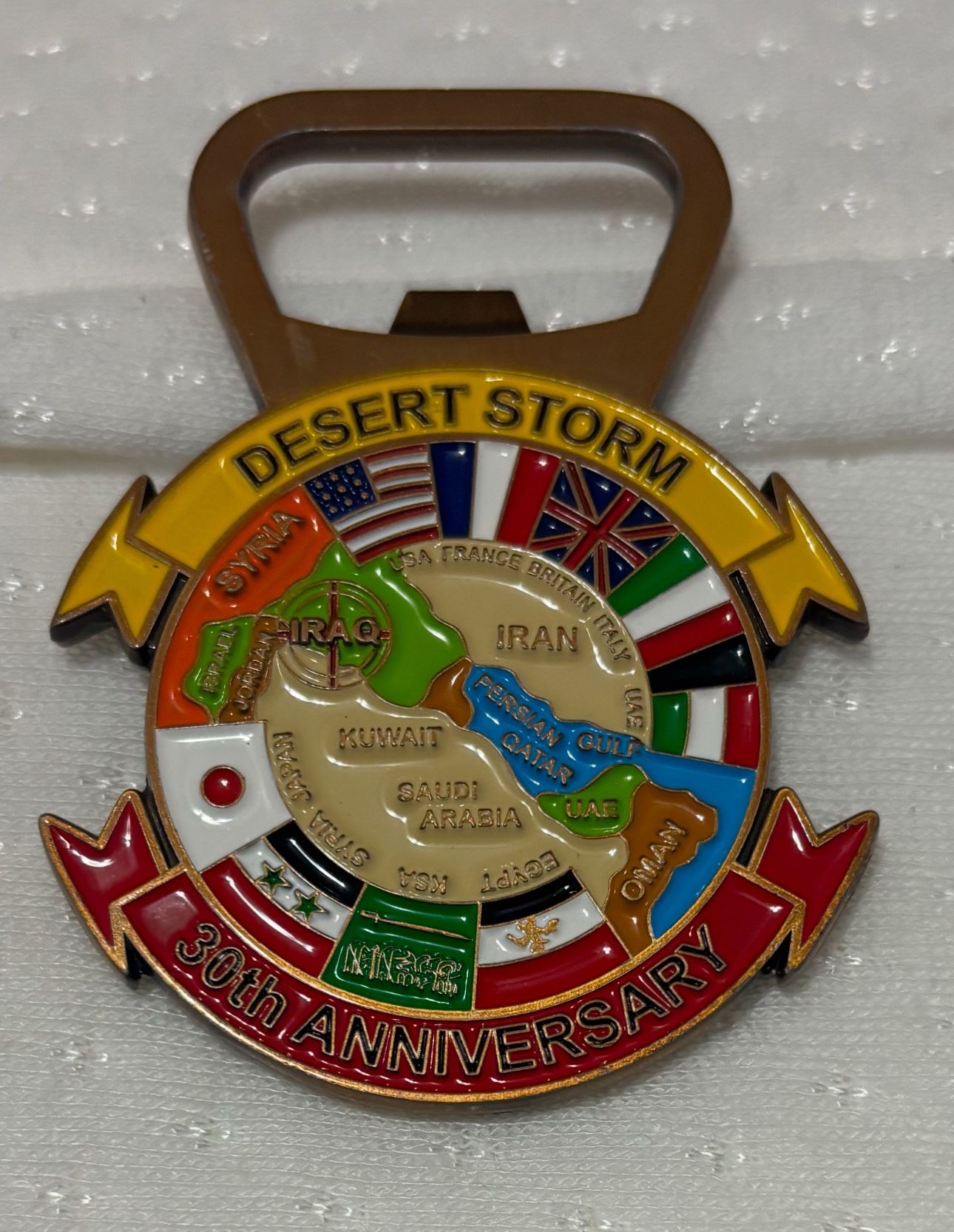 Desert Storm 30th Anniversary Coin/Bottle Opener