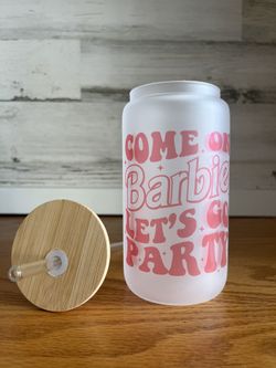 Barbie Glass Cup
