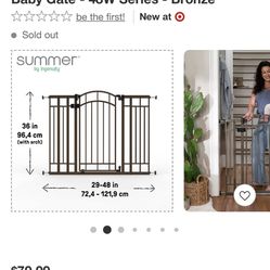 Pet / Baby Gate — Summer by Ingenuity The Doorway Baby Gate - 48W Series - Bronze