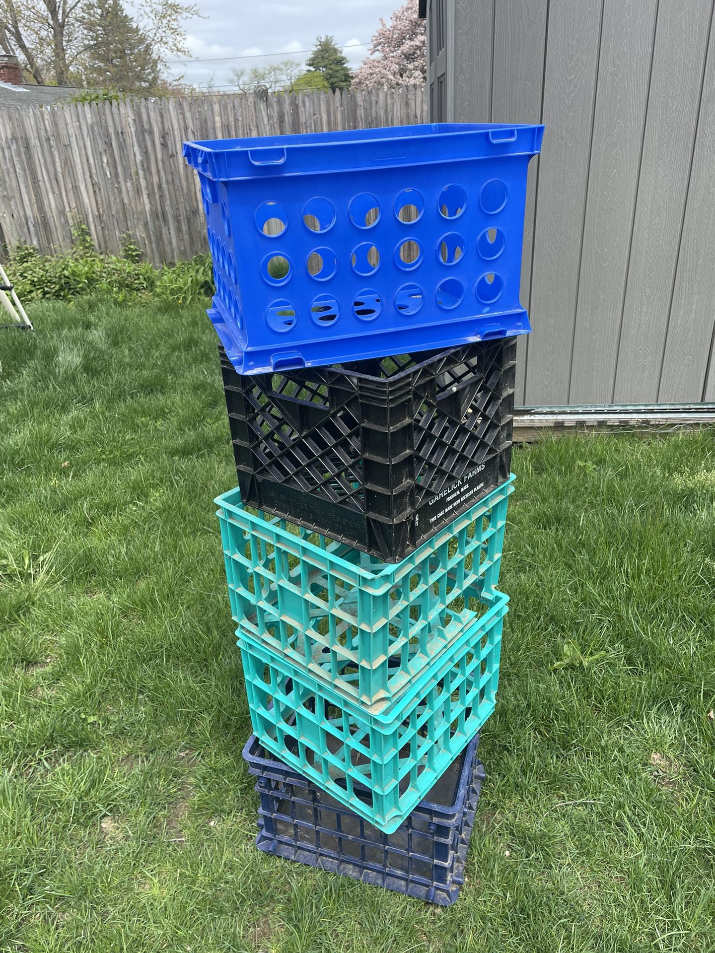 5 CRATES FOR SALE 