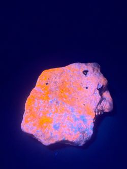 UV Reactive Colorado Hackmanite Raw Crystal 2.33” Purple Fluorescent Mineral