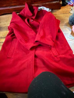 Appleseed's Red Wool-Style Coat