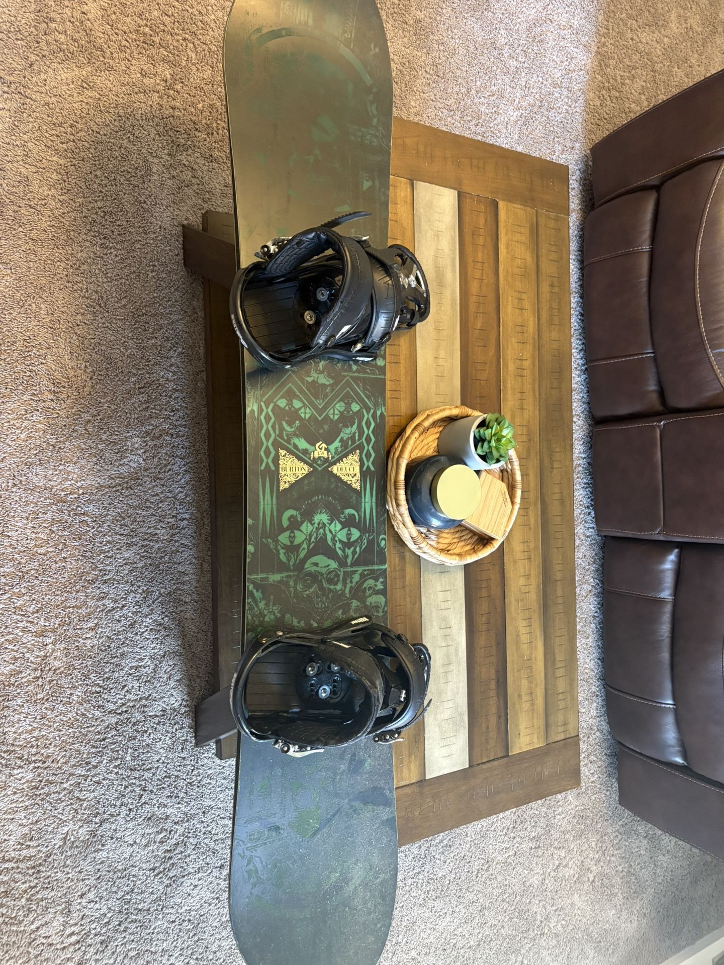 Burton Snowboard, Boots And Bindings