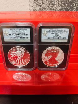 2013 Enhanced West Piont eagle set