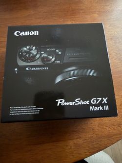 Canon PowerShot G7X Mark iii Black(Brand New)