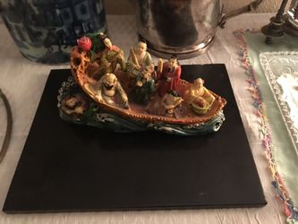 Antique Chinese Baxian carving