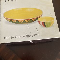 PARINI FIESTA CHIP Y DIP SET NEW 
