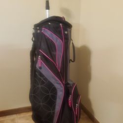 Women's Tommy Armour Golf Bag (Like New) with ball retriever