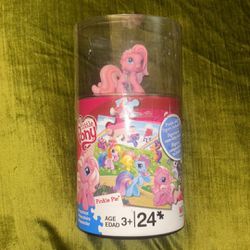 2008 My Little Pony Pinkie Pie Puzzle (with Figure) Rare & New