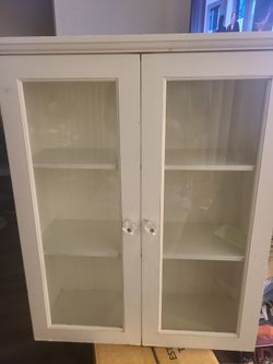 Cabinets $65 27 inches tall,  221/2 inches wide and 8 inches deep