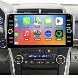 4G LTE QLED Radio for Toyota Camry 2015 2016 2017 Upgrade,8-Core CPU Touch Screen Stereo,Wireless CarPlay & Android Auto,Support OEM SWC and Camera