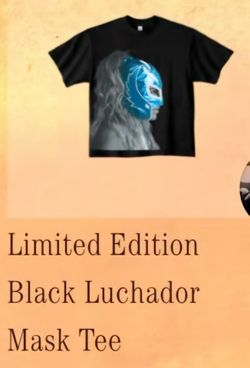 Karol G Black Luchador Mask Tee