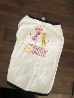 Doggy T-shirt Birth Announcement