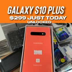 GALAXY S10 PLUS UNLOCKED 