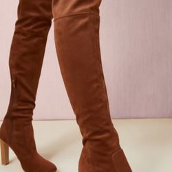 Faux Suede Thigh High Boots -Various Colors -Various Sizes *see Description *