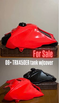 08+ Trx450er gas tank and cover