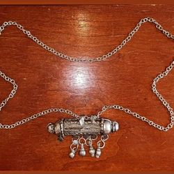 Silver Yemeni Bedouin Hirz prayer amulet