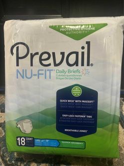 Prevail NU-FIT daily brief diapers