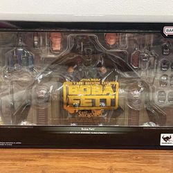 Bandai S.H. Figuarts Star Wars Boba Fett with Throne (The Book of Boba Fett)