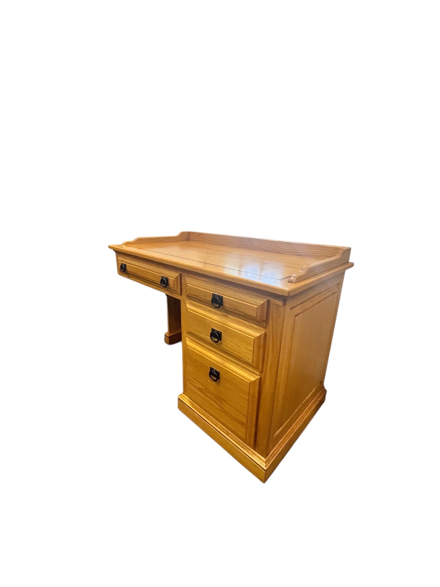 Custom Solid Wood Desk – One of a Kind