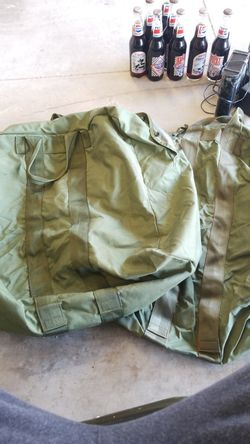 Two Large Army/Air Force Bags