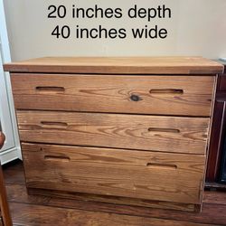 Wood Dresser 