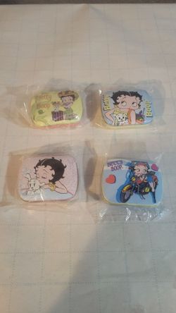 Set Of 4 Betty Boop Collectible Tin Boxes Tin Box Company