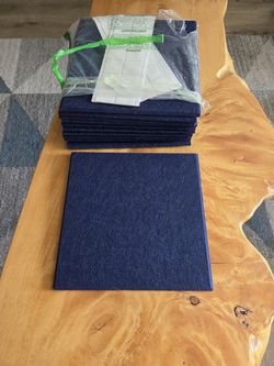 12 felt panels new for sound proofing or decor