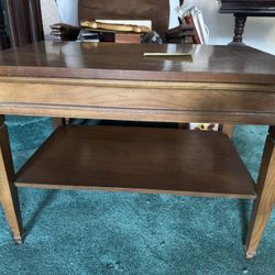 Basset Furniture Walnut Wood Coffee Table 