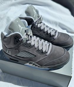 Jordan 5 Retro Wolf Grey size 10