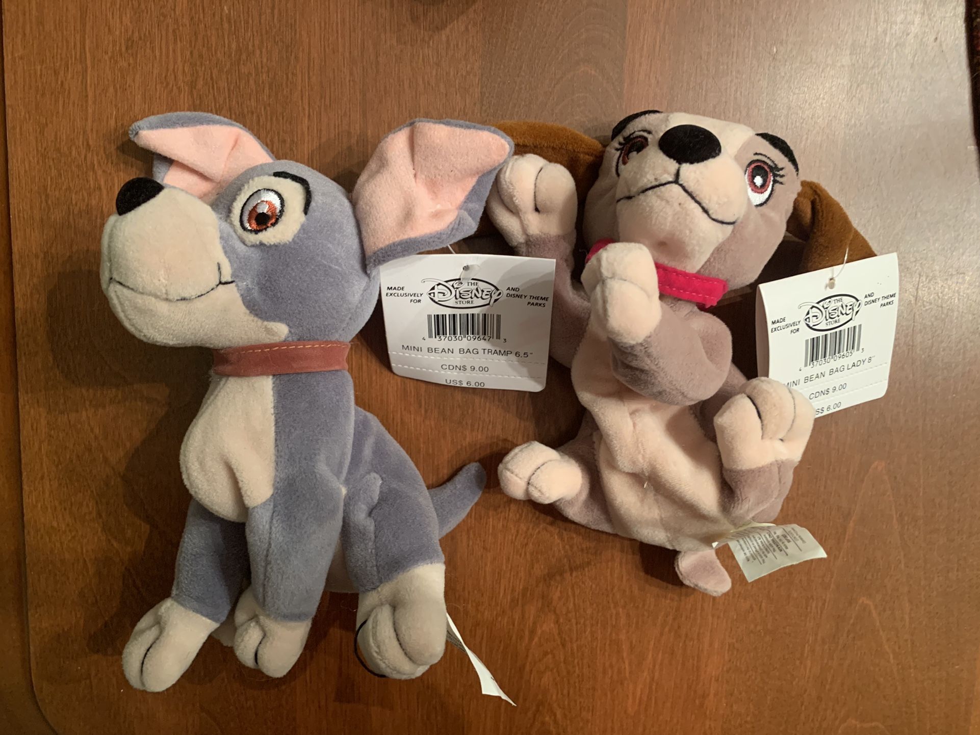 Disney Lady And The Tramp Minnie Bean Bags