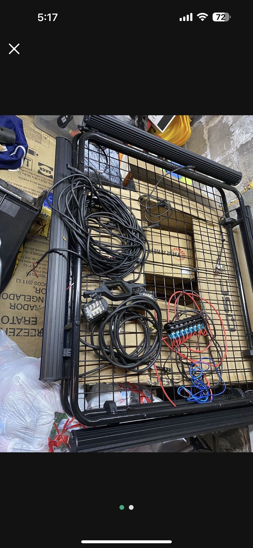 Led Light Bar, Four Of Them With Basket 300