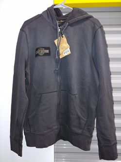 Harley Davidson zip up hoodie size Large NWT