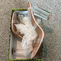 Clear Clog Heels