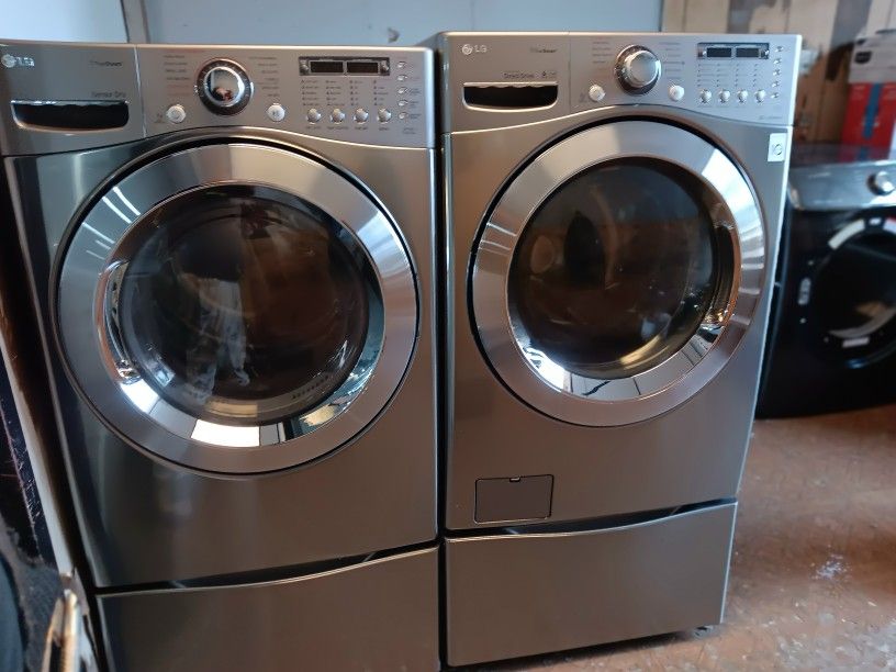 LG Washer Machine And Electric Dryer