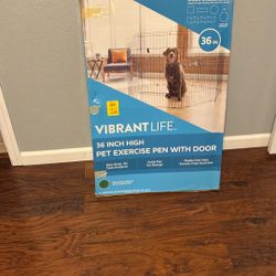 Pet Exercise Pen With Door