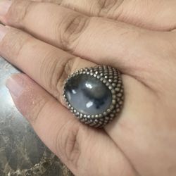 Silver Aqeeq Men’s Ring 