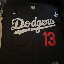 Mens LA Dodgers Max Muncy Black Jerseys