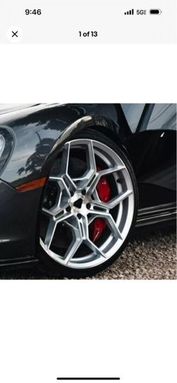 20X9 21X12 BLAQUE DIAMOND 2BD F25 SILVER CONCAVE WHEELS TIRES RIMS C8 CORVETTE