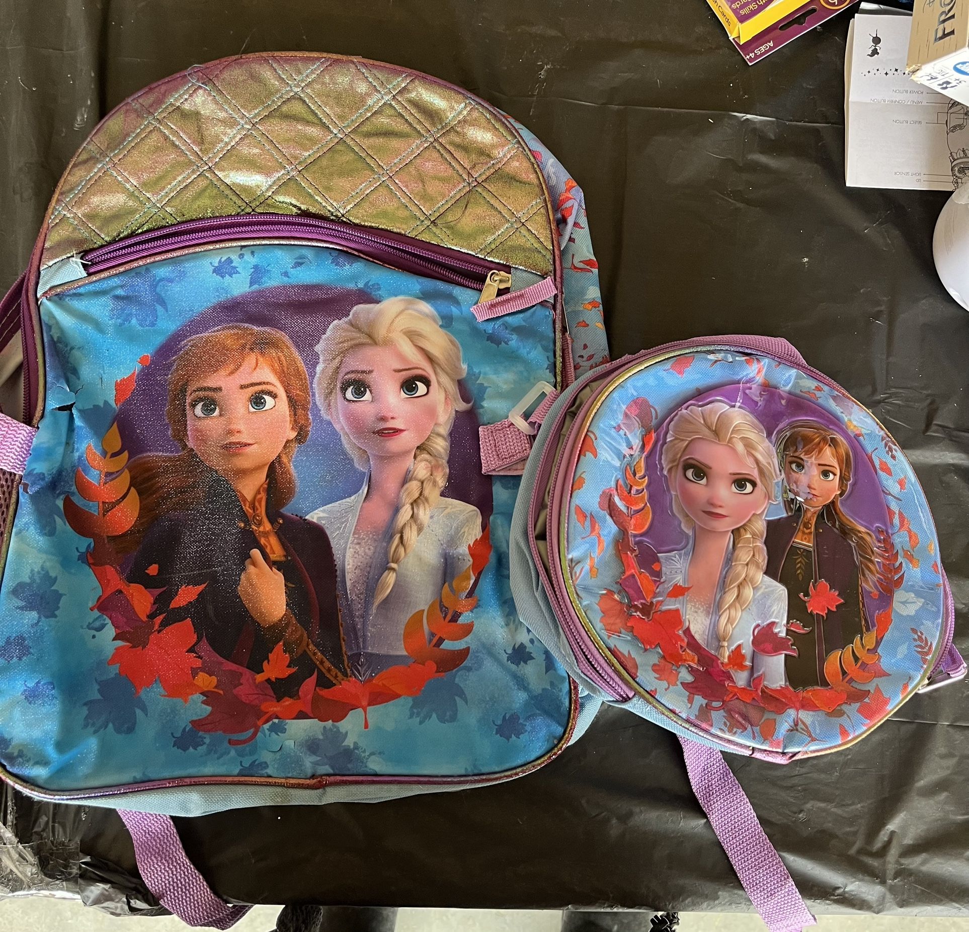 Frozen Back And Lunch Box