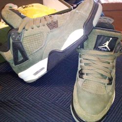 Jordan 4 Retro Olives GS 