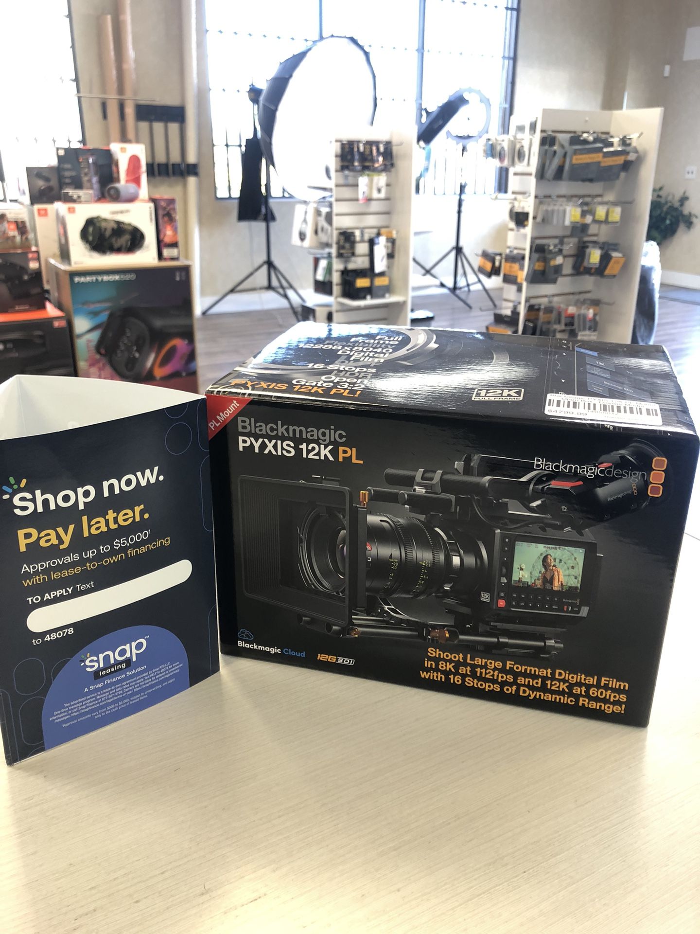 Blackmagic Pyxis 12k PL Open Box Display Model Only At Downey Camera