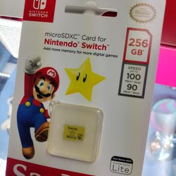 MicroSDXC Card For Nintendo Switch 256gb