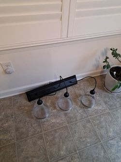 Kitchen 3 Pendant One Track Light Fixture 